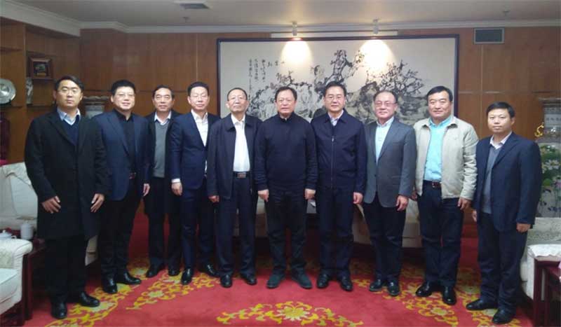 我所刘海军主任随河北省律师协会  代表团拜访中华全国律师协会